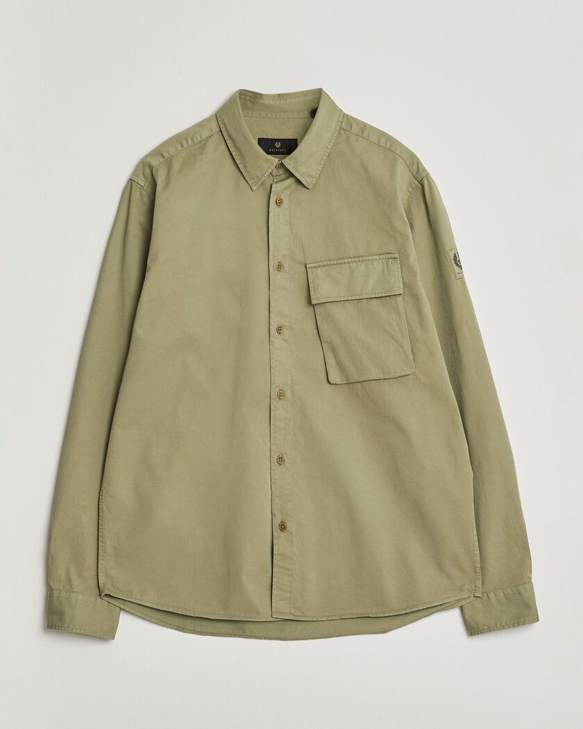 Belstaff Scale Pocket Shirt Fatigue Green – Grøn