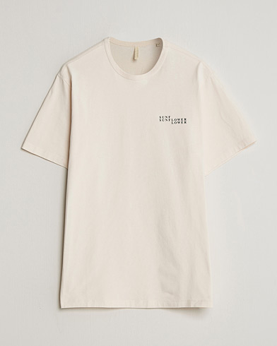 Sunflower Logo T-Shirt Off White – Hvid