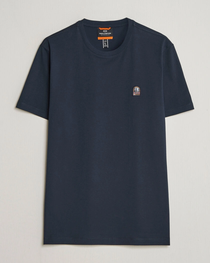 Parajumpers Patch Crew Neck T-Shirt Navy – Blå