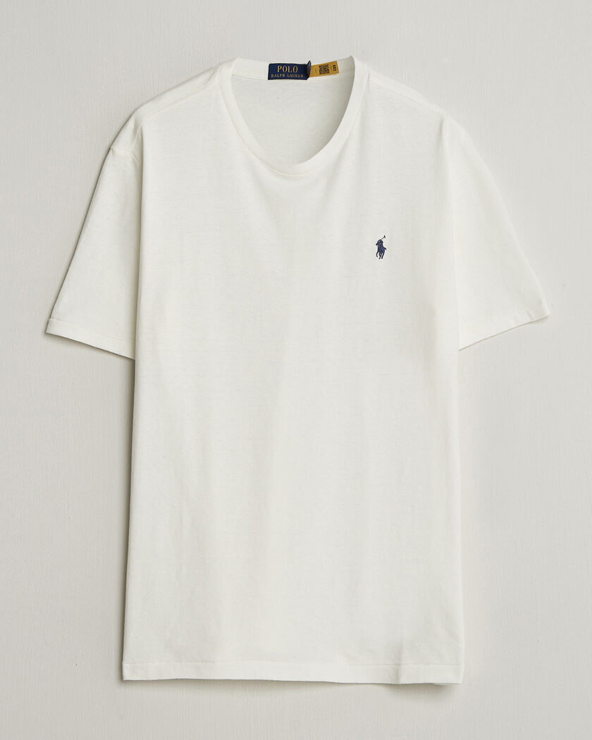 AMI Paris Logo T-Shirt White - CareOfCarl.dk