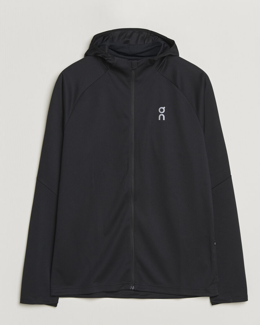 On Climate Zip Hoodie Black – Sort