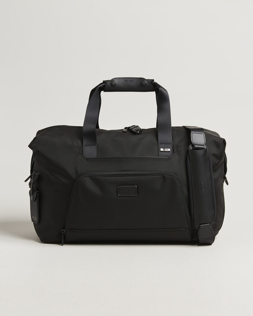TUMI Alpha 4 Double Expansion Duffle Bag Black – Sort