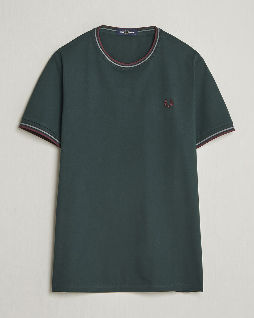 Fred Perry Twin Tipped T-Shirt Grassroots Green – Grøn