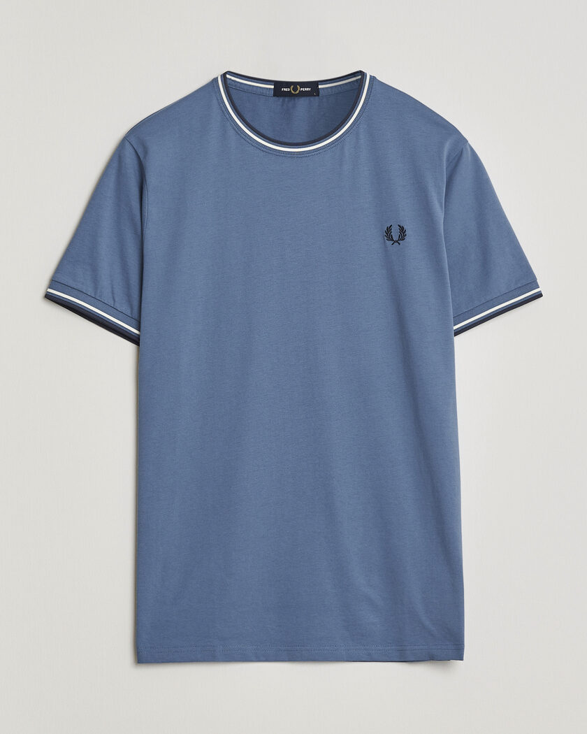 Fred Perry Twin Tipped T-Shirt Ace Blue – Blå
