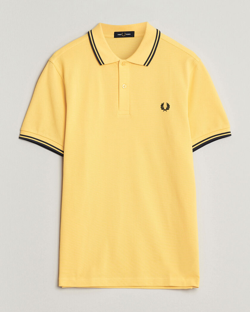 Fred Perry Twin Tipped Polo Shirt Lemon Yellow – Gul