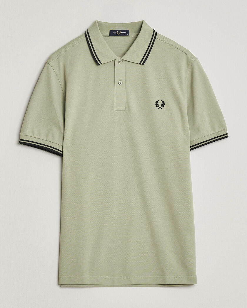 Fred Perry Twin Tipped Polo Shirt Seagrass Green – Grøn