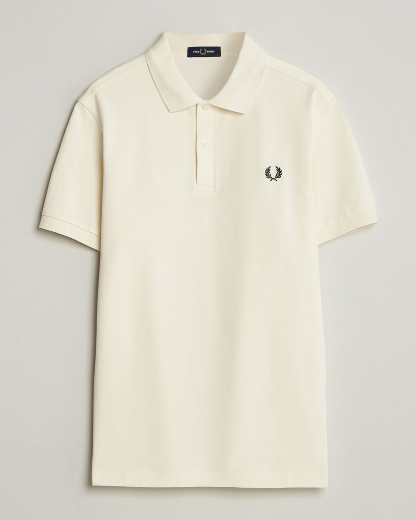 Fred Perry Plain Polo Ecru – Hvid