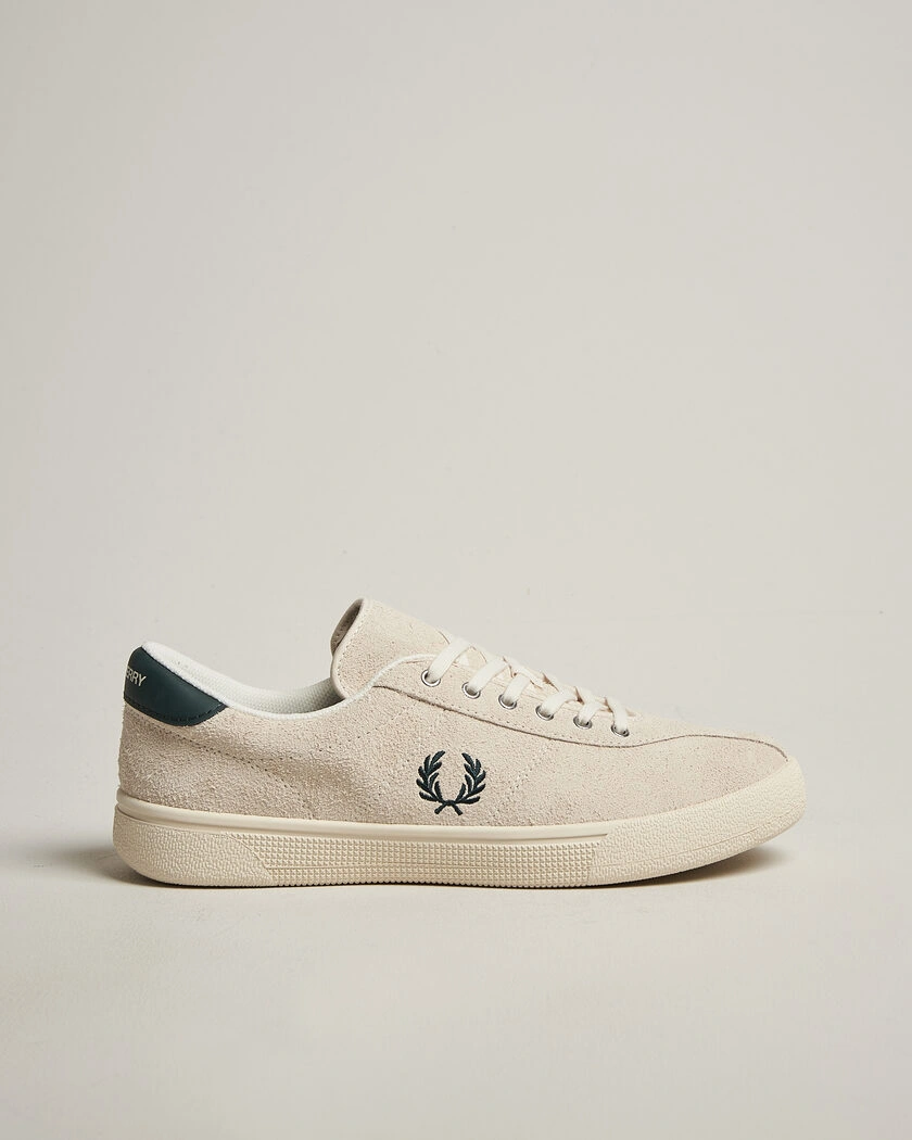 Fred Perry Tennis Suede Sneaker Ecru – Hvid