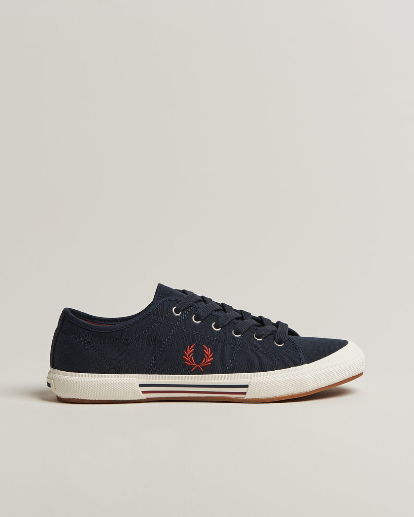Fred Perry B708 Vintage Tennis Sneaker Navy – Blå