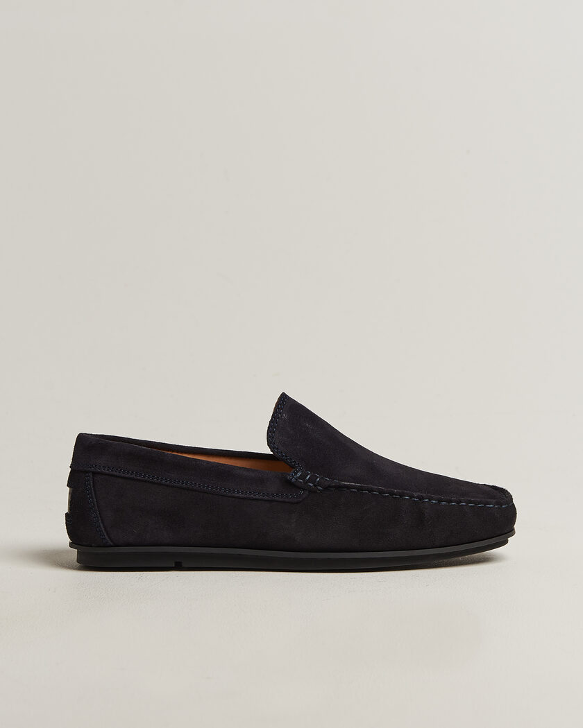 Gant Wilmon Suede Car Shoe Marine – Blå
