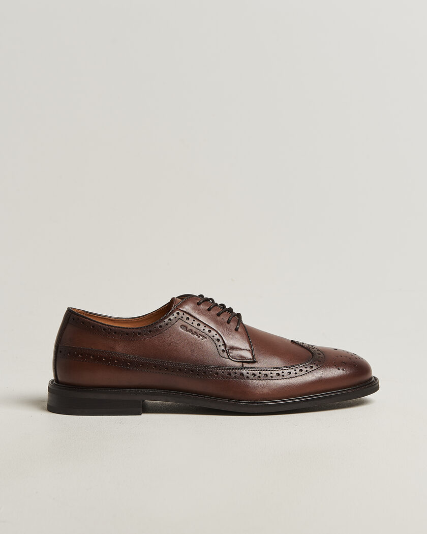 GANT Bidford Leather Brouge Cognac – Brun