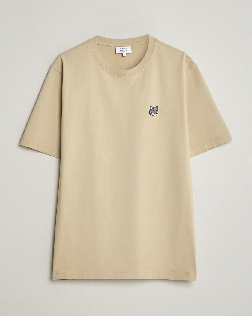Maison Kitsuné Bold Fox Head T-Shirt Tea Leaf – Grøn