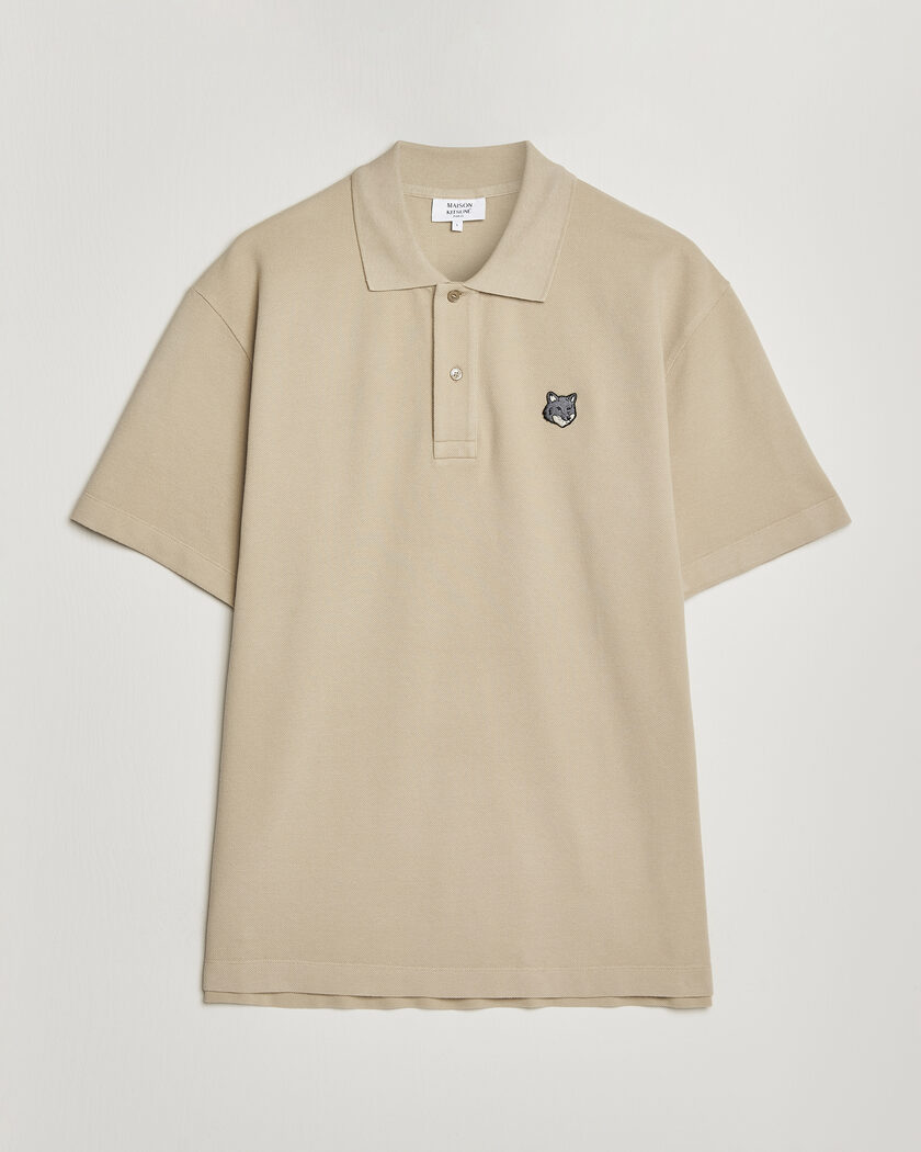 Maison Kitsuné Bold Fox Head Polo Tea Leaf – Grøn