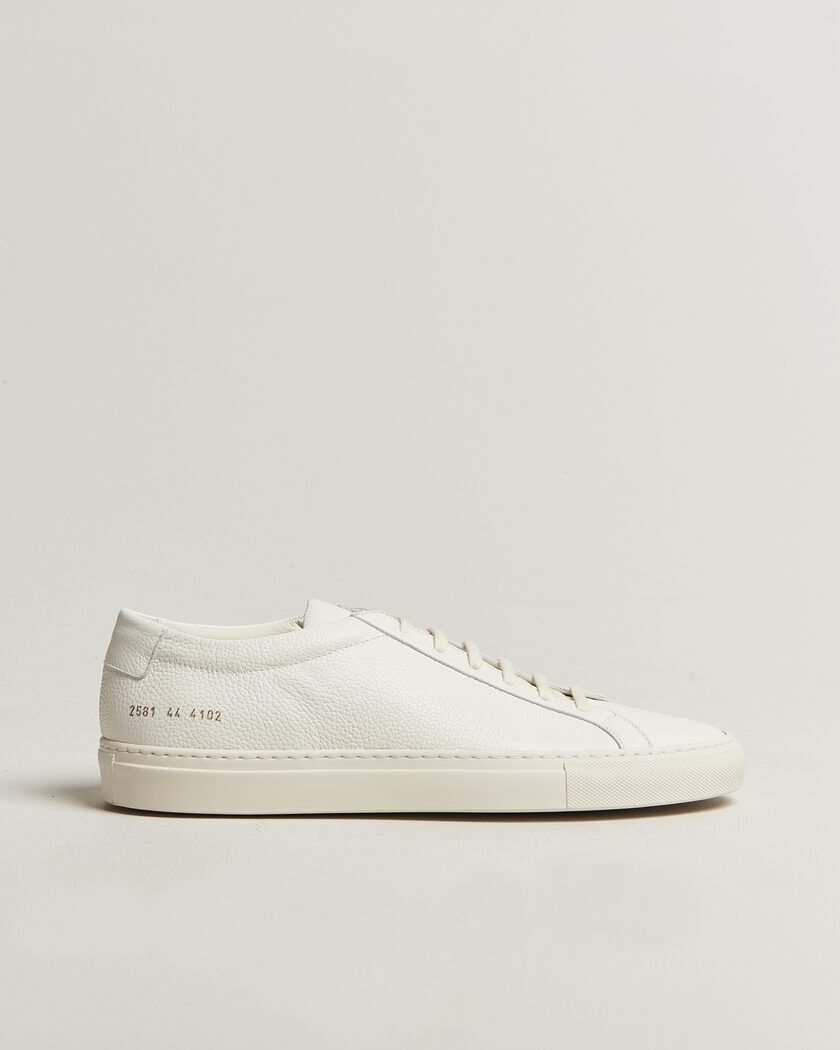 Common Projects Original Achilles Grained Leather Sneaker Off White – Hvid