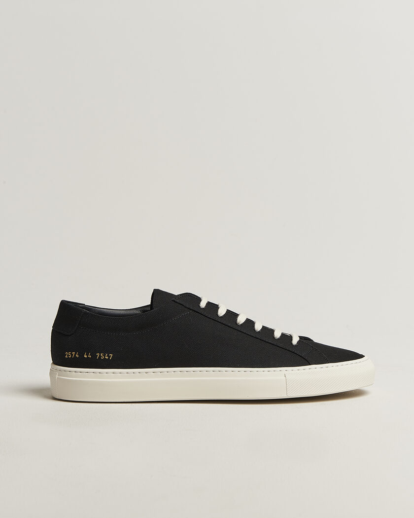Common Projects Original Achilles Canvas Sneaker Black – Sort