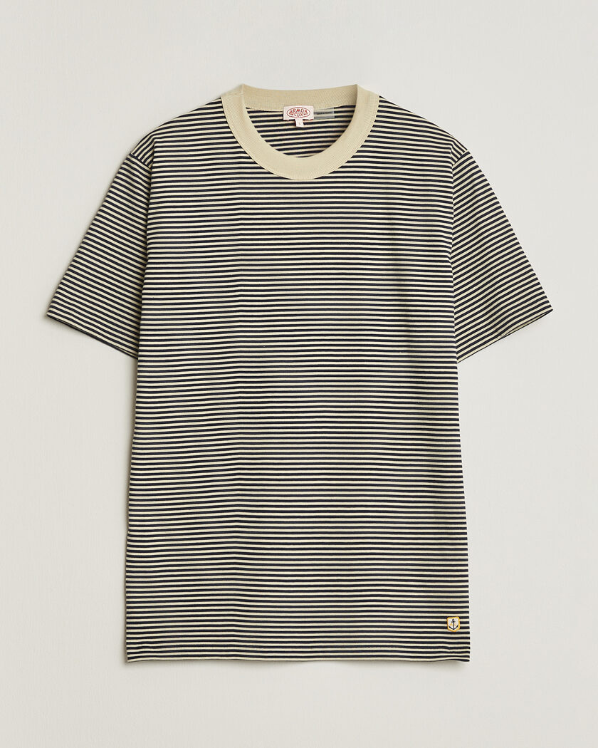 Armor-lux Callac Héritage Stripe T-Shirt Gravel/Marine Deep – Flerfarvet