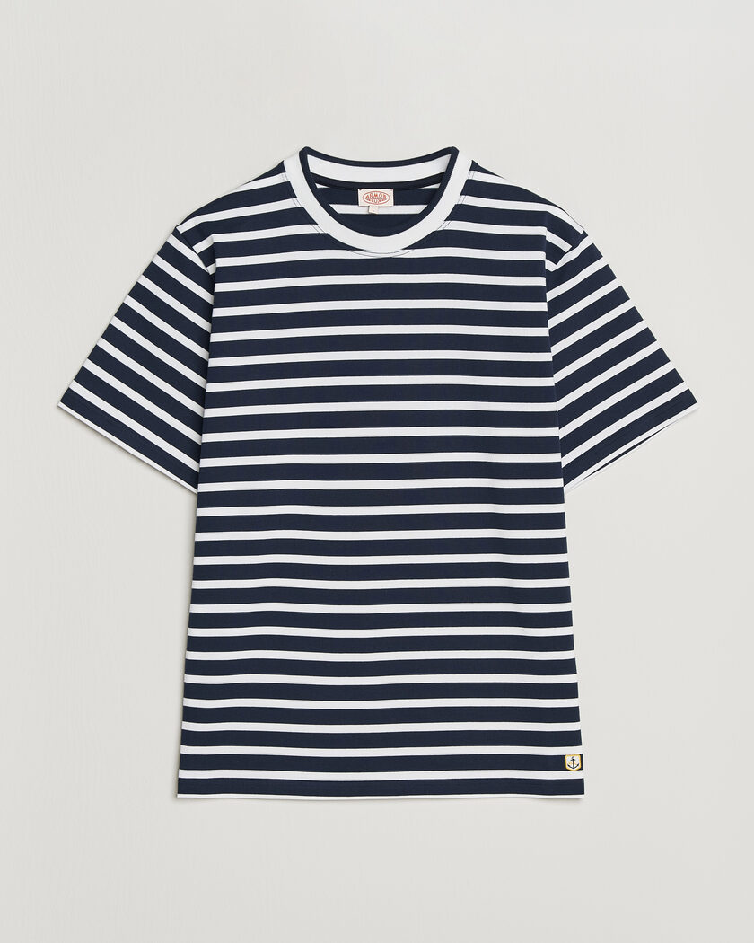 Armor-lux Heritage Callac Stripe T-Shirt Marine/Blanc – Blå