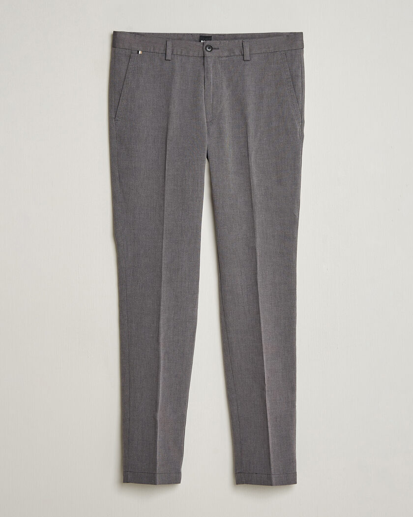 BOSS BLACK Kaiton Structured Chinos Black – Sort