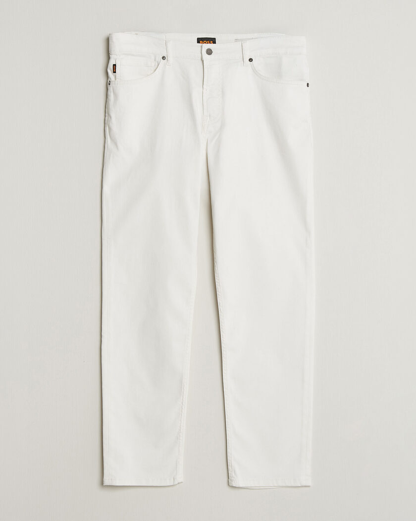 BOSS ORANGE Re.Maine Jeans Natural – Hvid
