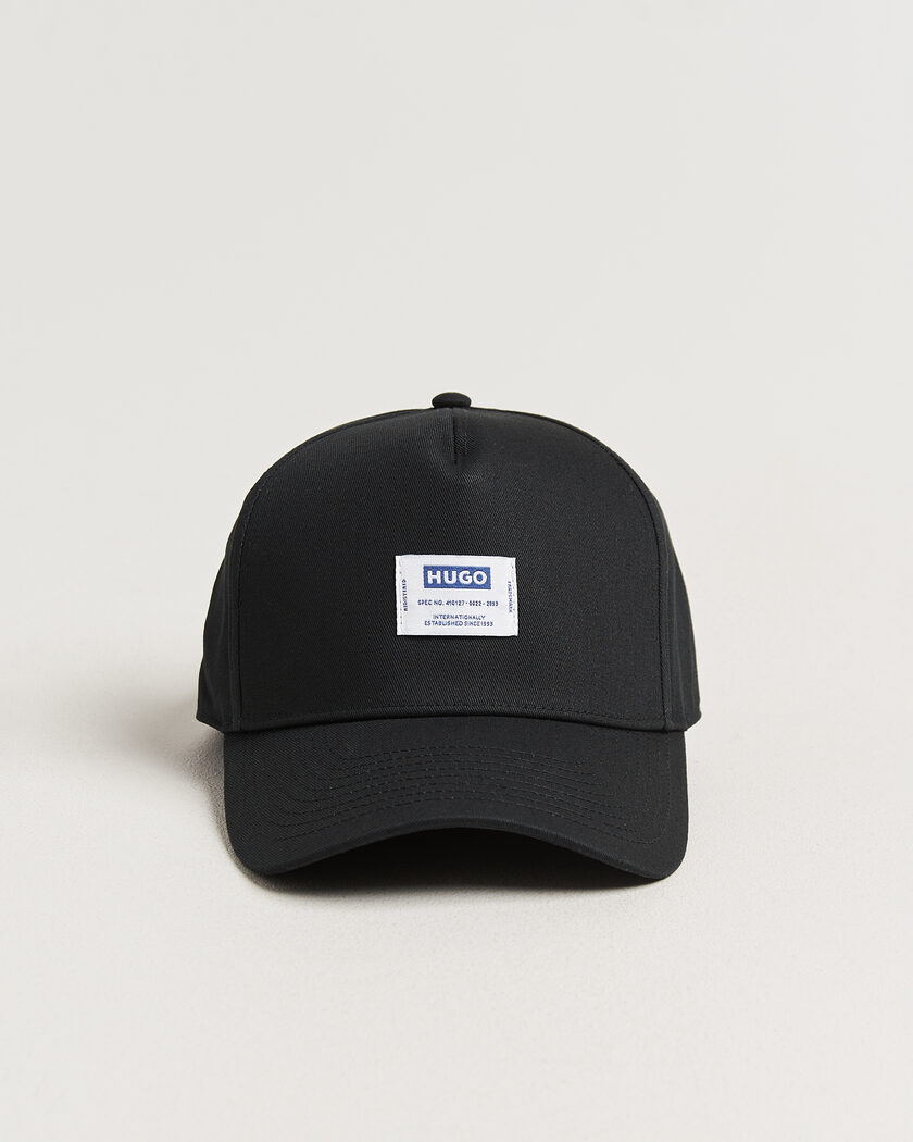 HUGO Merk Logo Cap Black – Sort