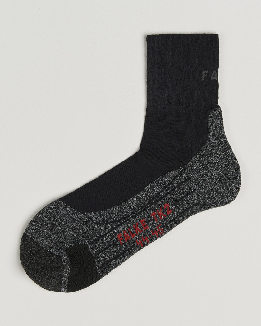 Falke Sport TK2 Explore Short Trekking Socks Black Mix – Sort