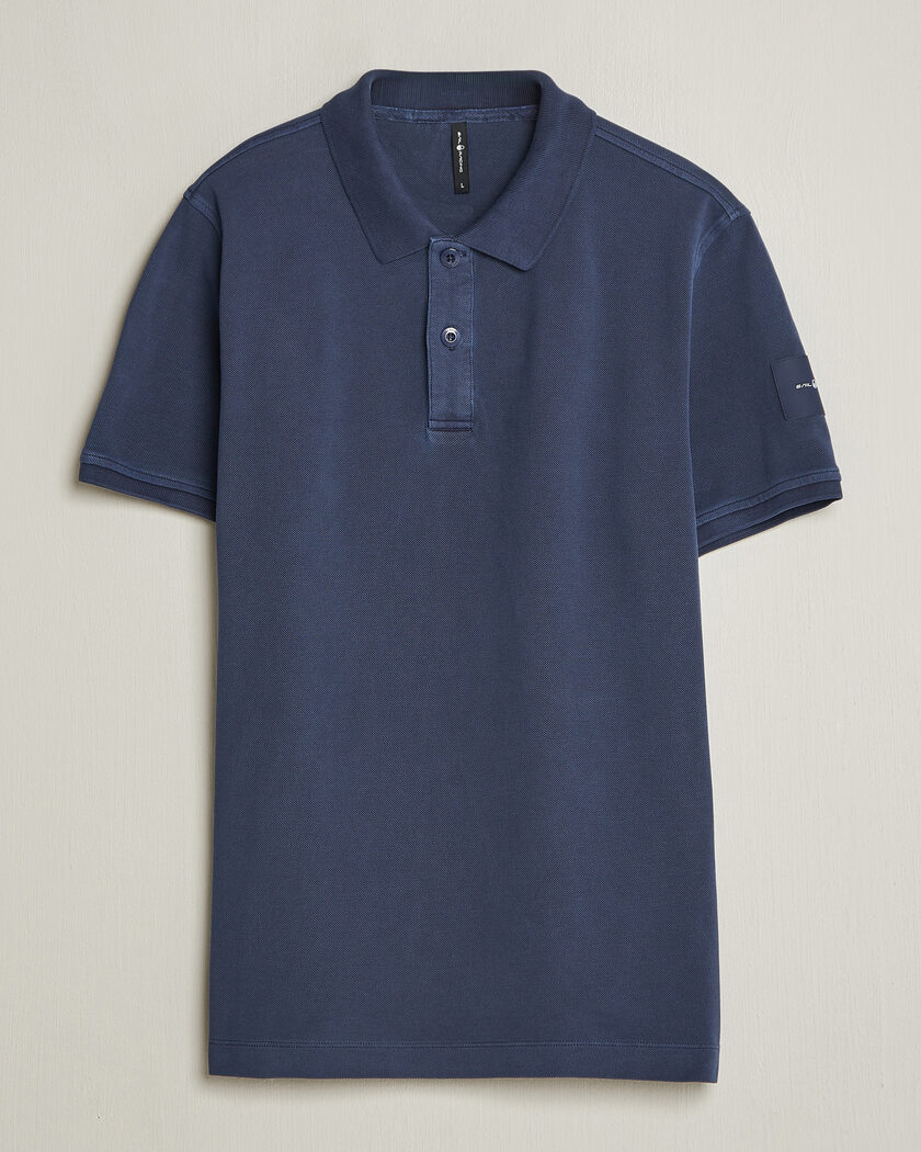 Sail Racing Wind Pigment Dyed Polo Dark Navy – Blå