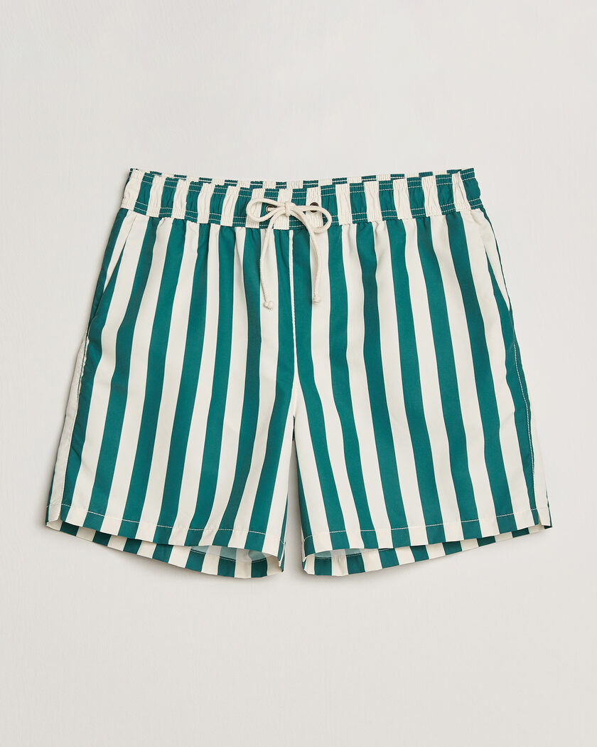 Ripa Ripa Paraggi Striped Swimshorts Green – Grøn