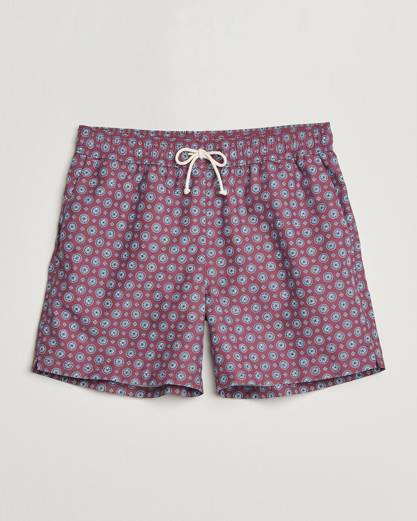 Ripa Ripa Printed Swimshorts Bordeaux – Rød