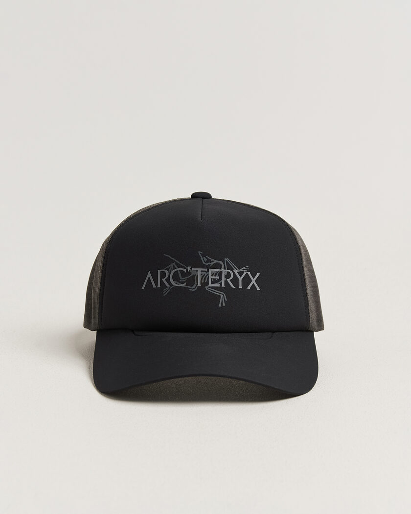 Arc'teryx Bird Word Trucker Cap Black/Cloud – Sort