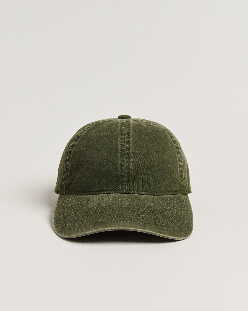 Varsity Headwear Washed Cotton Baseball Cap Green – Grøn
