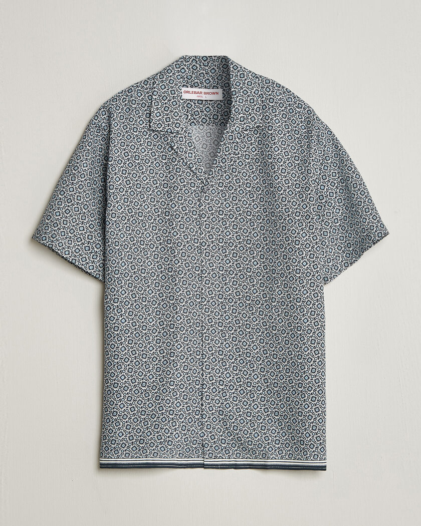 Orlebar Brown Maitan Lyocel Petola Shirts Night Iris – Blå
