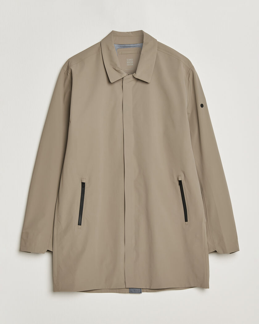 Barbour Heritage Burghley OS Wax Coat Sage - CareOfCarl.dk
