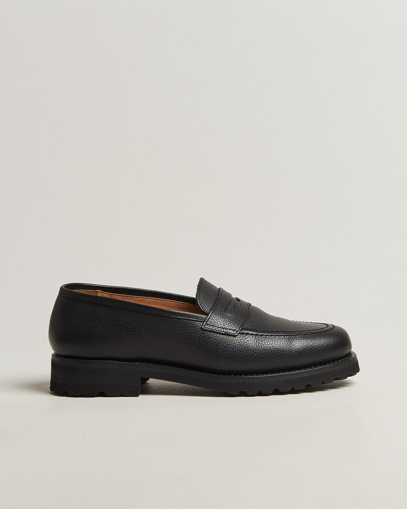 Myrqvist for Care of Carl Myrqvist Stenhammar II Vibram Loafer Black Grained Calf – Sort