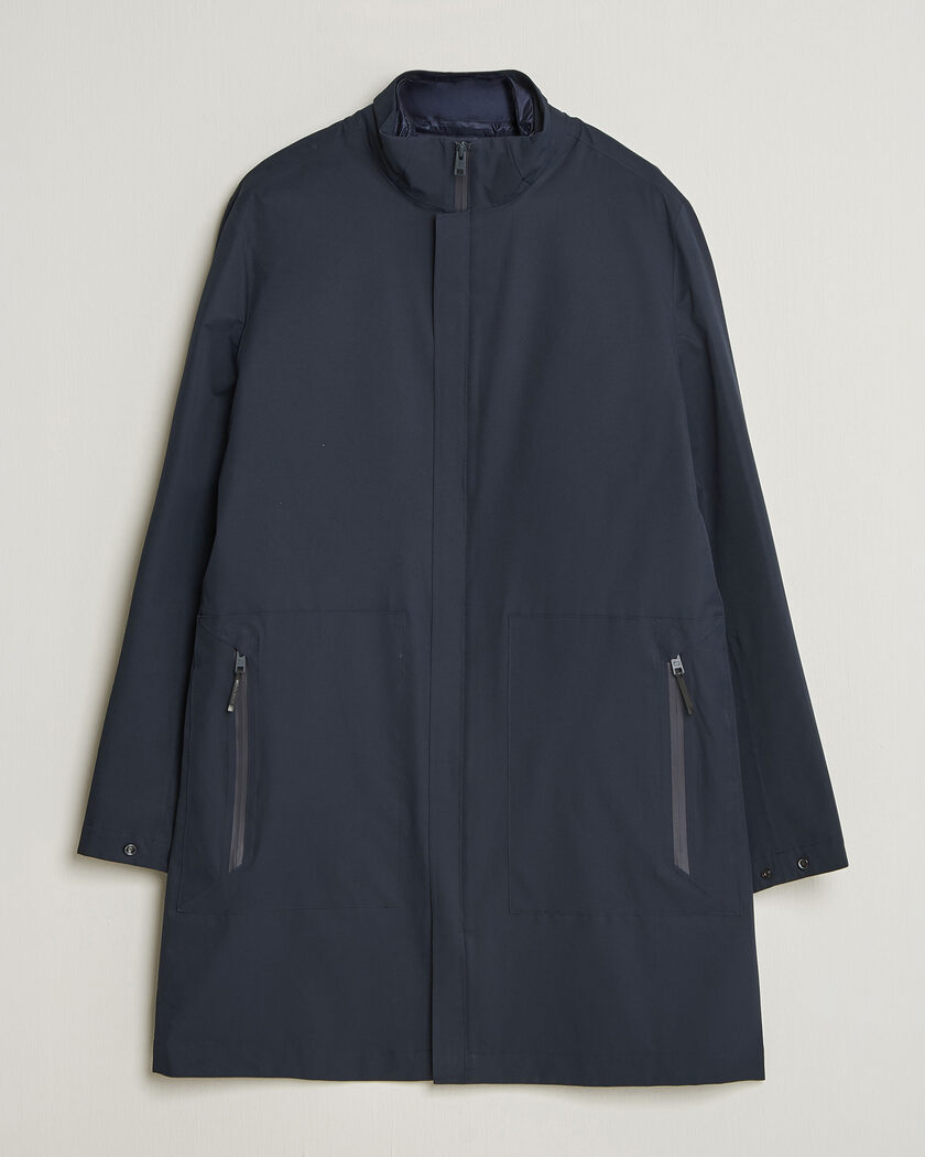 Sunflower Relaxed Nylon Coat Black - CareOfCarl.dk