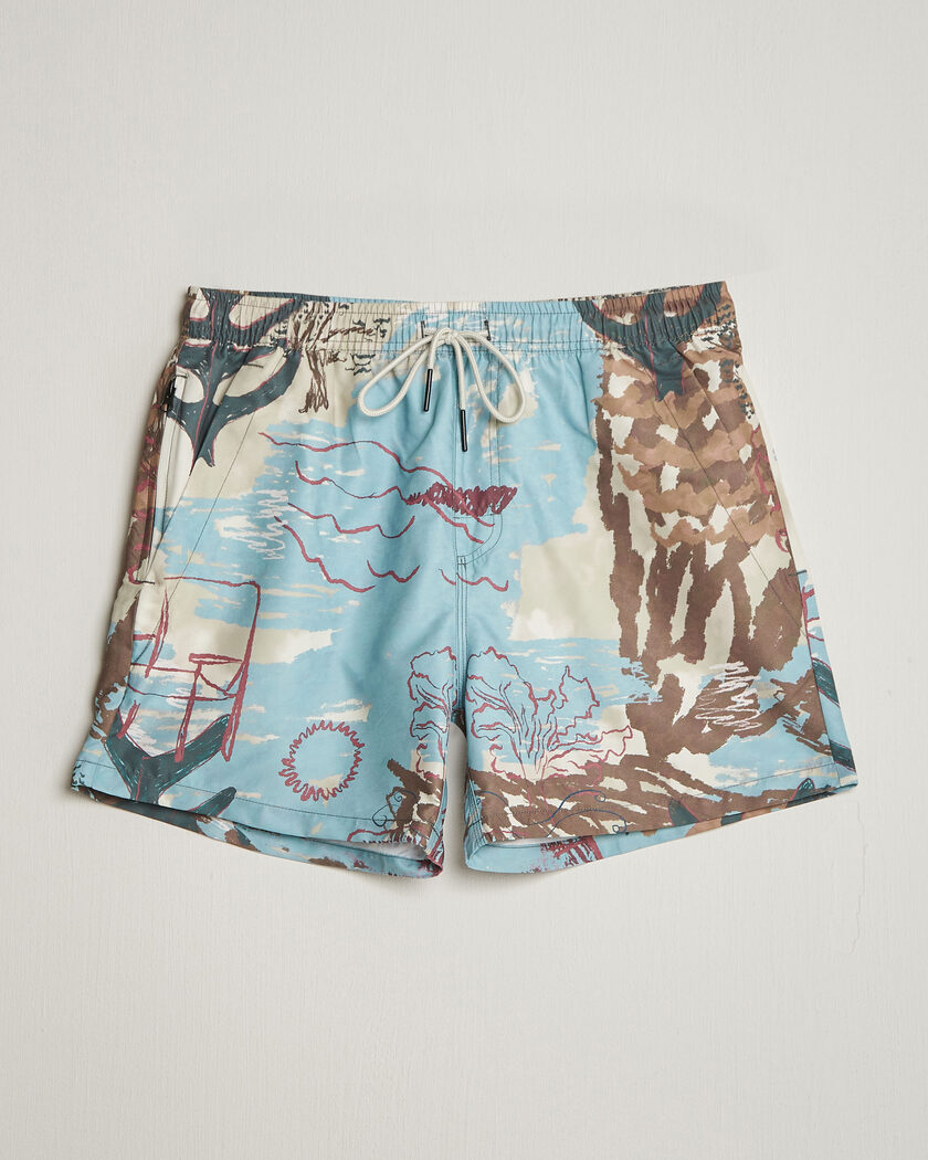 OAS Printed Swimshorts Montara – Flerfarvet
