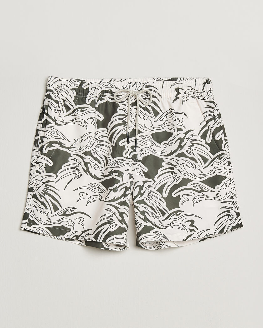 OAS Printed Swimshorts Rogue – Grøn