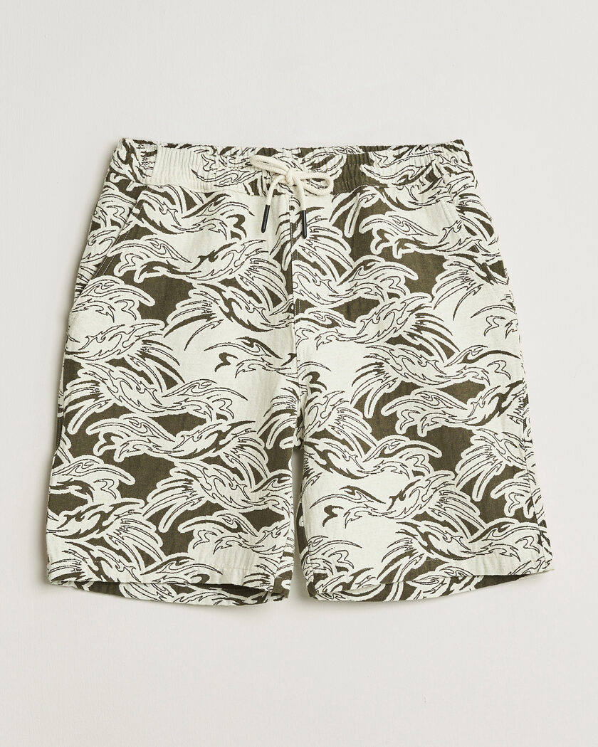 OAS Nicola Cotton Shorts Rogue Ecru – Grøn