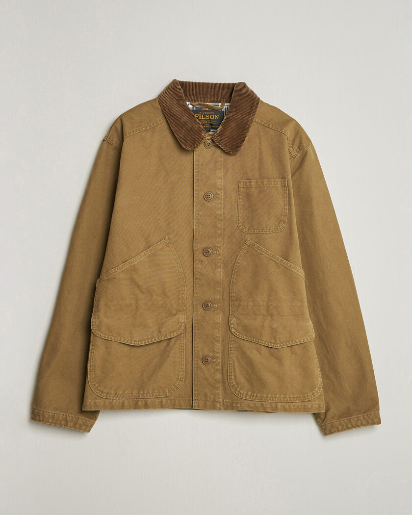 Filson Canvas Outfitter Jacket Kangaroo – Brun