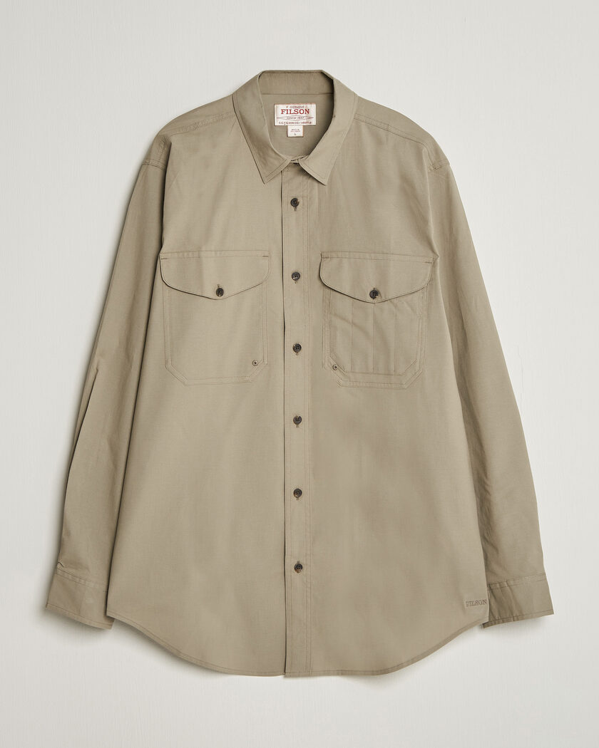 Filson Twin Lakes Sport Shirt Dark Clay – Grøn