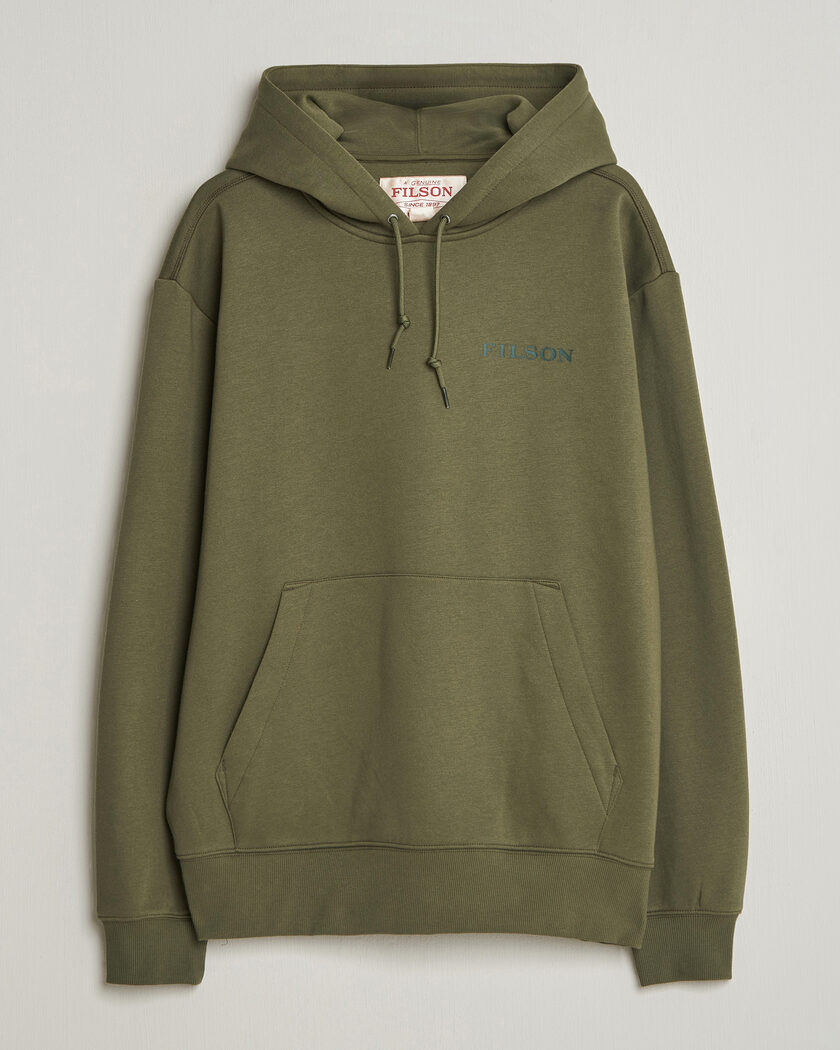Filson Scenic Graphic Hoodie Surplus Green – Grøn