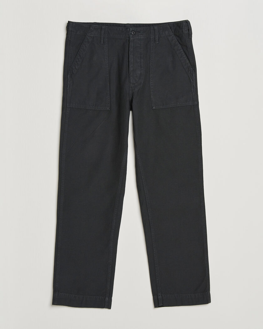 Filson Field Supply Pants Washed Faded Black – Sort