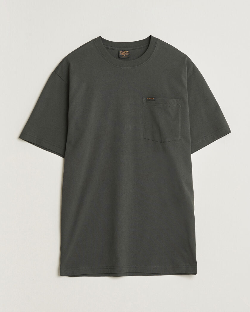Filson Pocket T-Shirt Faded Black – Sort