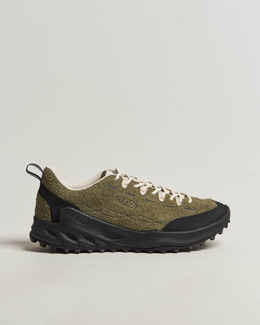 KEEN Jasper Zionic Suede Sneaker Dark Olive – Grøn