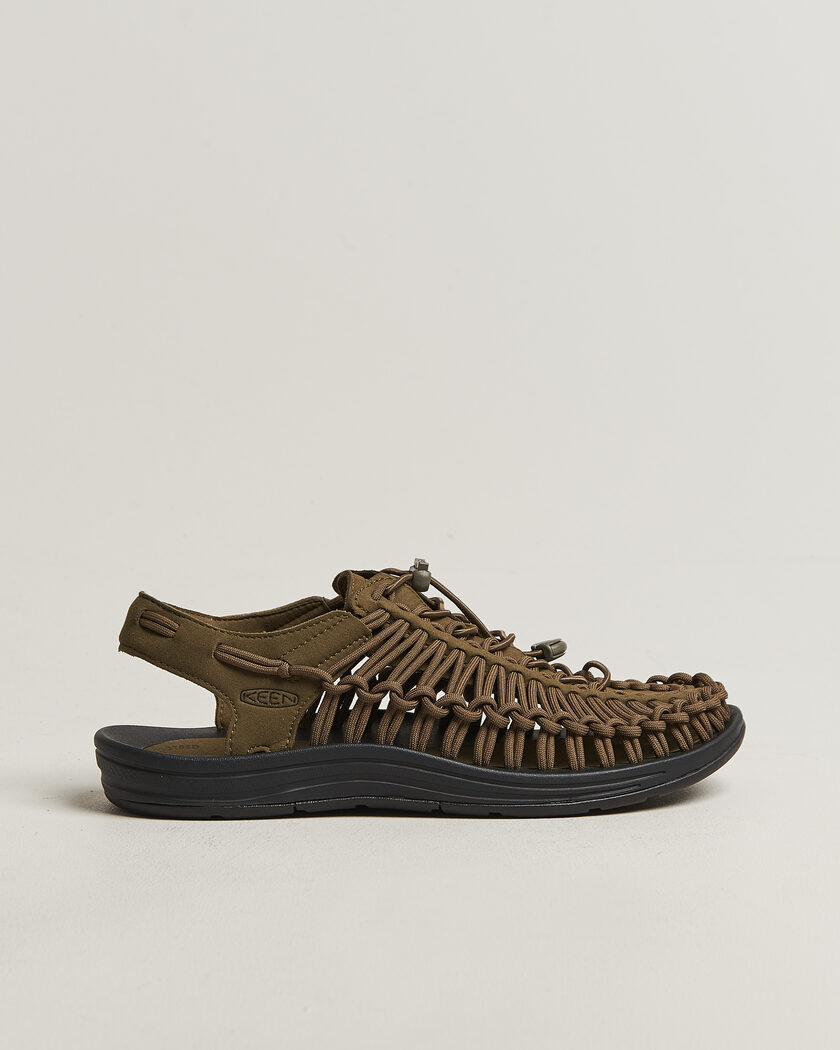 KEEN Uneek Sneaker Sandal Dark Olive – Grøn