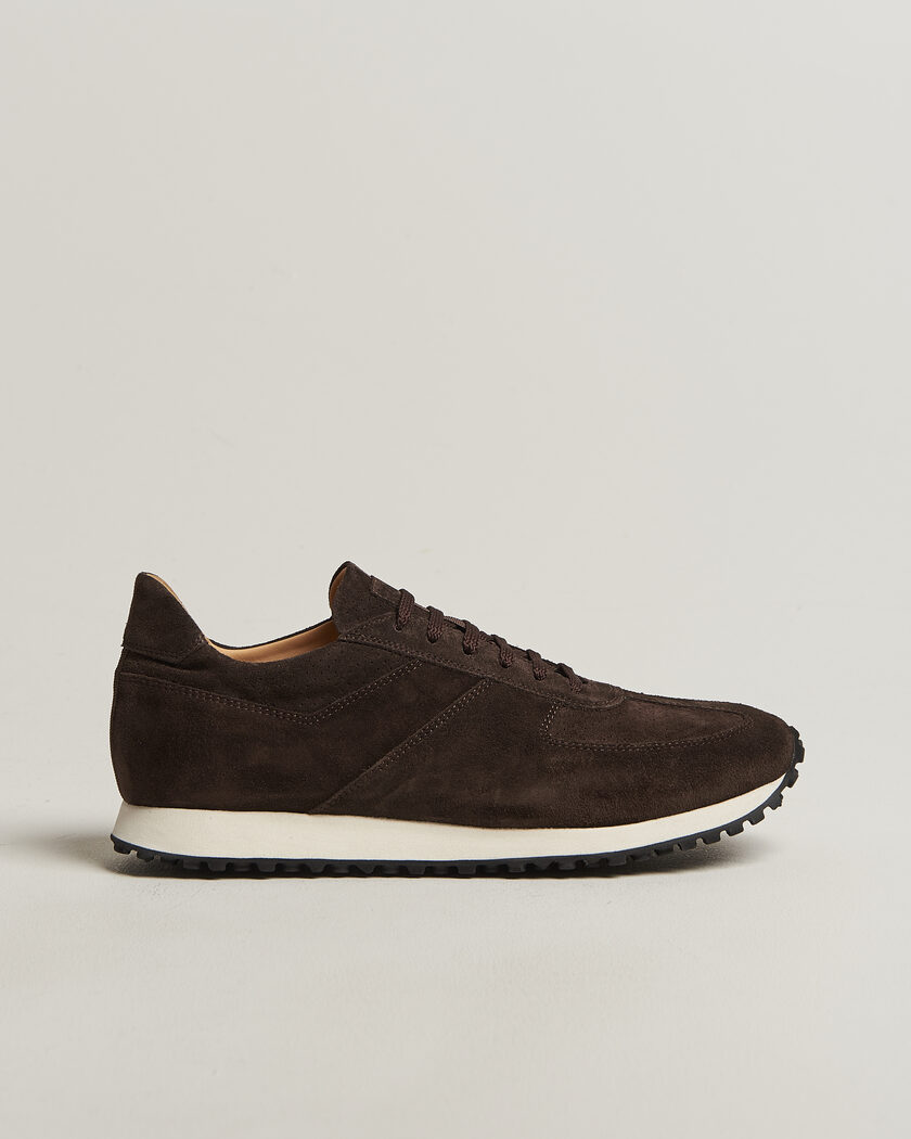 CQP Stride Suede Runner Dark Brown – Brun