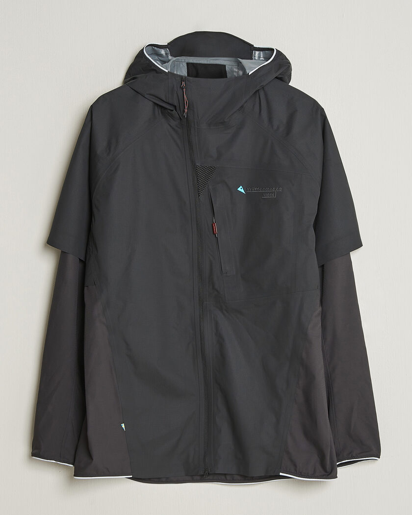 Klättermusen Vidre Hood Jacket Black – Sort