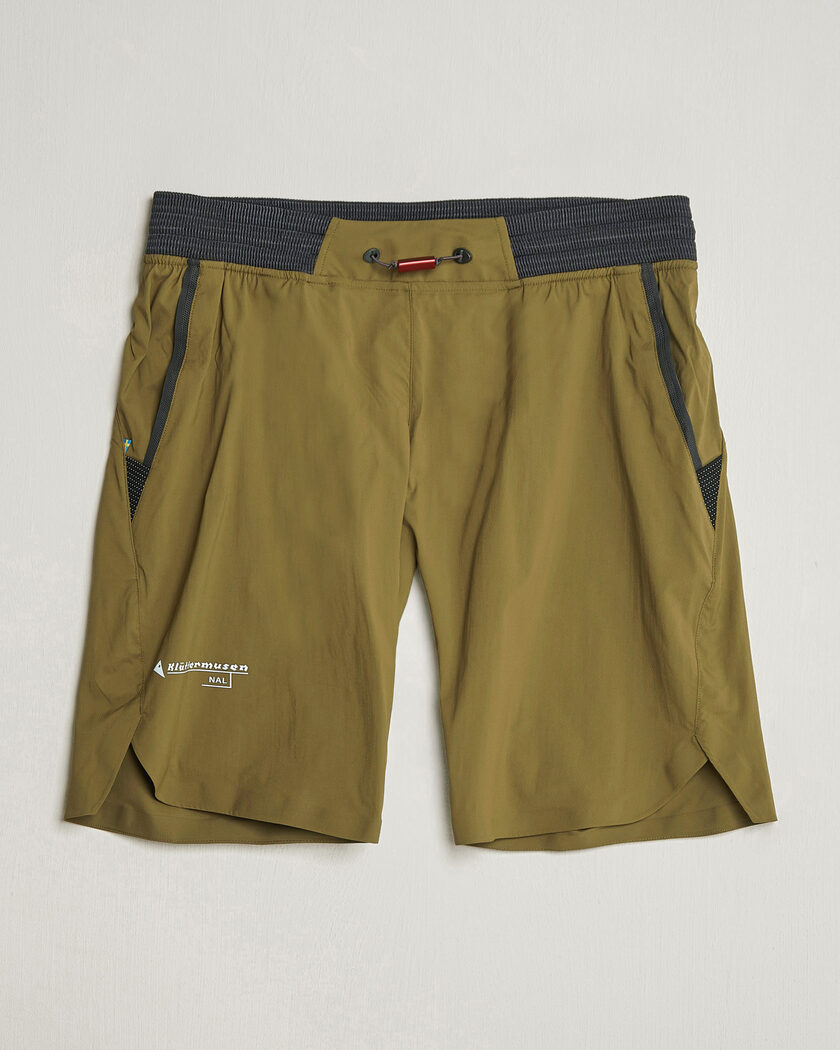 Klättermusen Nal Windbreaker Shorts Olive – Grøn