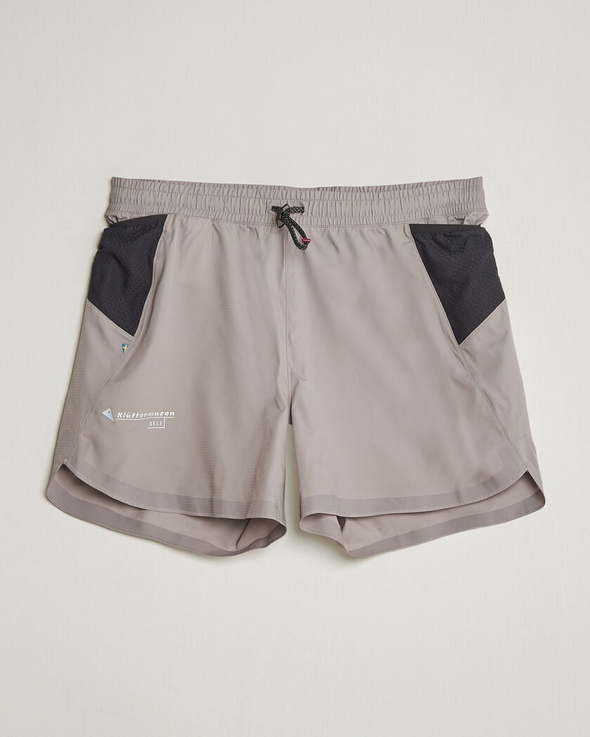 Klättermusen Bele Running Shorts Ridge Grey – Grå