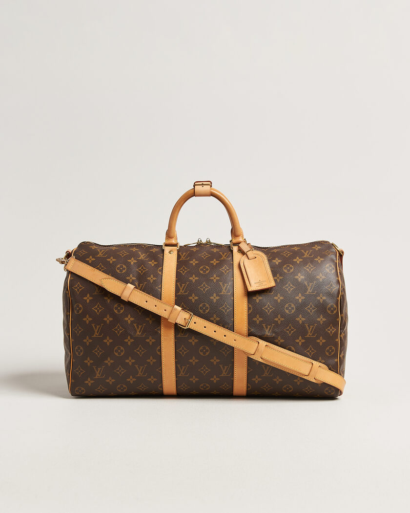  Louis Vuitton Pre-Owned Keepall Bandouliére 45 Monogram – Brun
