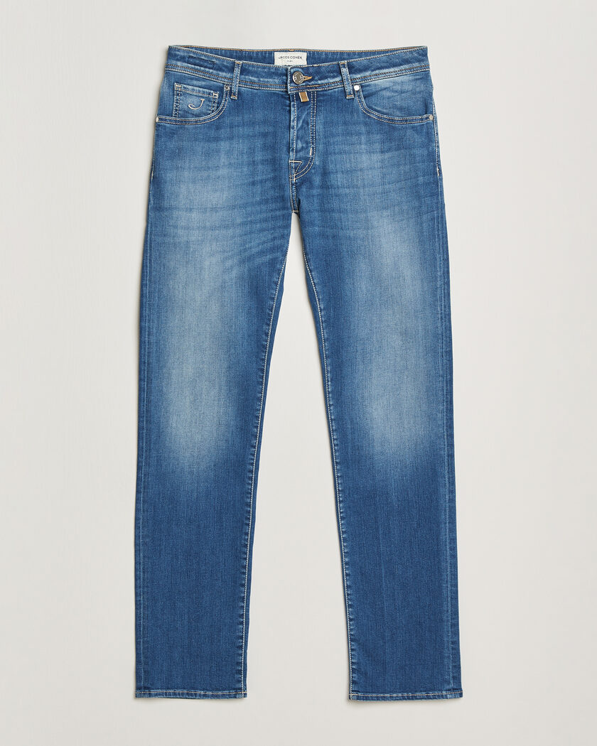  Jacob Cohën Nick Slim Fit Super Stretch Jeans Light Vintage – Blå